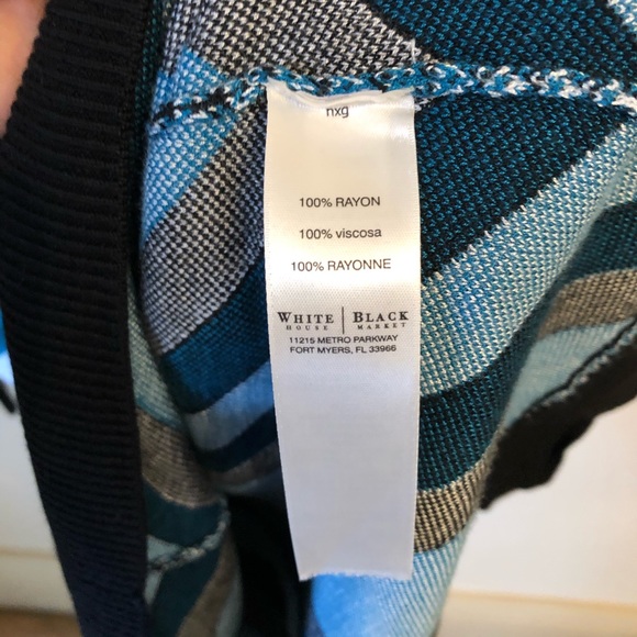 WHBM Asymmetrical Striped Sweater - Picture 7 of 10